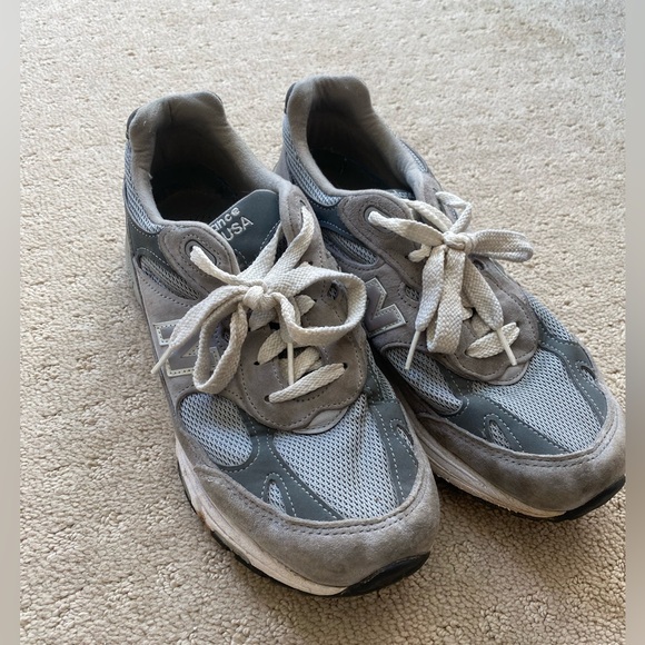 New Balance | Shoes | New Balance 993 Mens Gray And White Sneakers ...